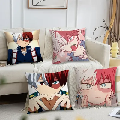 Anime M-My H-Hero Academia Shoto Todoroki Kissenbezug Wohnzimmer Kopfteil Büro Schlafzimmer Kissen Image