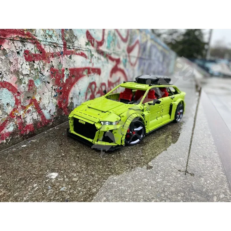 2023 Neues MOC- 150275 Build RS6 Racing 42143 Verbessertes Automodell 4545PCS Zusammengebaute Bausteine Spielzeug für Erwachsene DIY Geburtstagsgeschenke