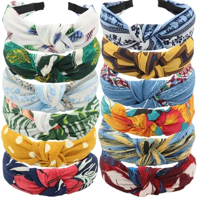 Nuovo stile vintage tessuto nodo fascia stile nazionale fascia moda temperamento accessori per