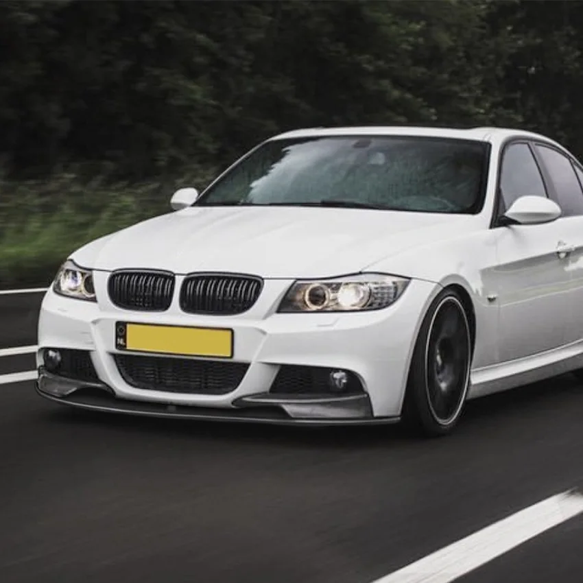 Auto Paraurti Anteriore Lip Splitter Diffusore Body Kit Per BMW Serie 3 E90 E91 LCI M Sport 2009 - 2012 Spoiler Paraurti Guard Protector