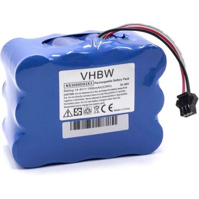 Vhbw - Akku kompatibel mit H.Koenig SWR22 Staubsauger (1500mAh, 14,4V, NiMH) Image