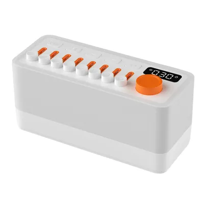 Smart Sleep Aid Speaker RGB 12 Colors Night Light With 8 Nature Sounds White Noise Sleep Machine