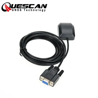 QUESCAN NMEA0183 GPS GLONASS Antenna Receiver GNSS NMEA 0183 RS232 with DB9 Female Connector