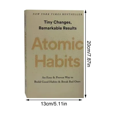 Atomic Habits by James Clear - Build Good Habits & Break Bad Ones - Self-Improvement,