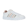 Sneaker K-SWISS "COURT TIEBREAK II", Gr. 37, weiß, cameo rose, weiß, Leder, sportlich, Schuhe
