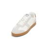 Sneaker MARC O'POLO "aus edlem Rindleder", Herren, Gr. 40, weiß (sanftes weiß), Obermaterial: 100% Leder, unifarben, Schuhe