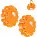 Gyrophare LED 2 pcs, Balise de Signalisation Lumineuse, Lumière d'urgence d'Avertissement,