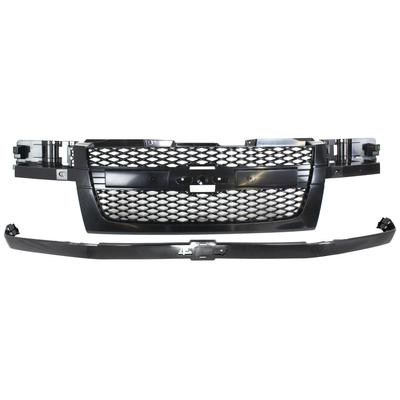 Replacement Grille Assembly Plastic Textured Gray Grille, 1-year unlimited-mileage warranty KIT-080817-68