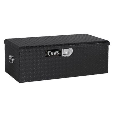 UWS Truck Tool Box Aluminum Powdercoated Black Diamond Plate Footlocker Series, nan, EC20072