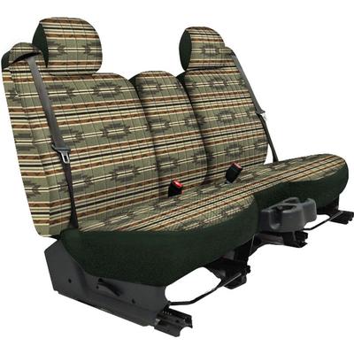 Seat Designs Cover Made of Tweed Green Southwest Sierra Series, Front Row, 1-year limited warranty K212-14-14SGN