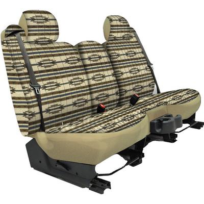Seat Designs Cover Made of Tweed Tan Southwest Sierra Series, Front Row, 1-year limited warranty K035-39-1STN