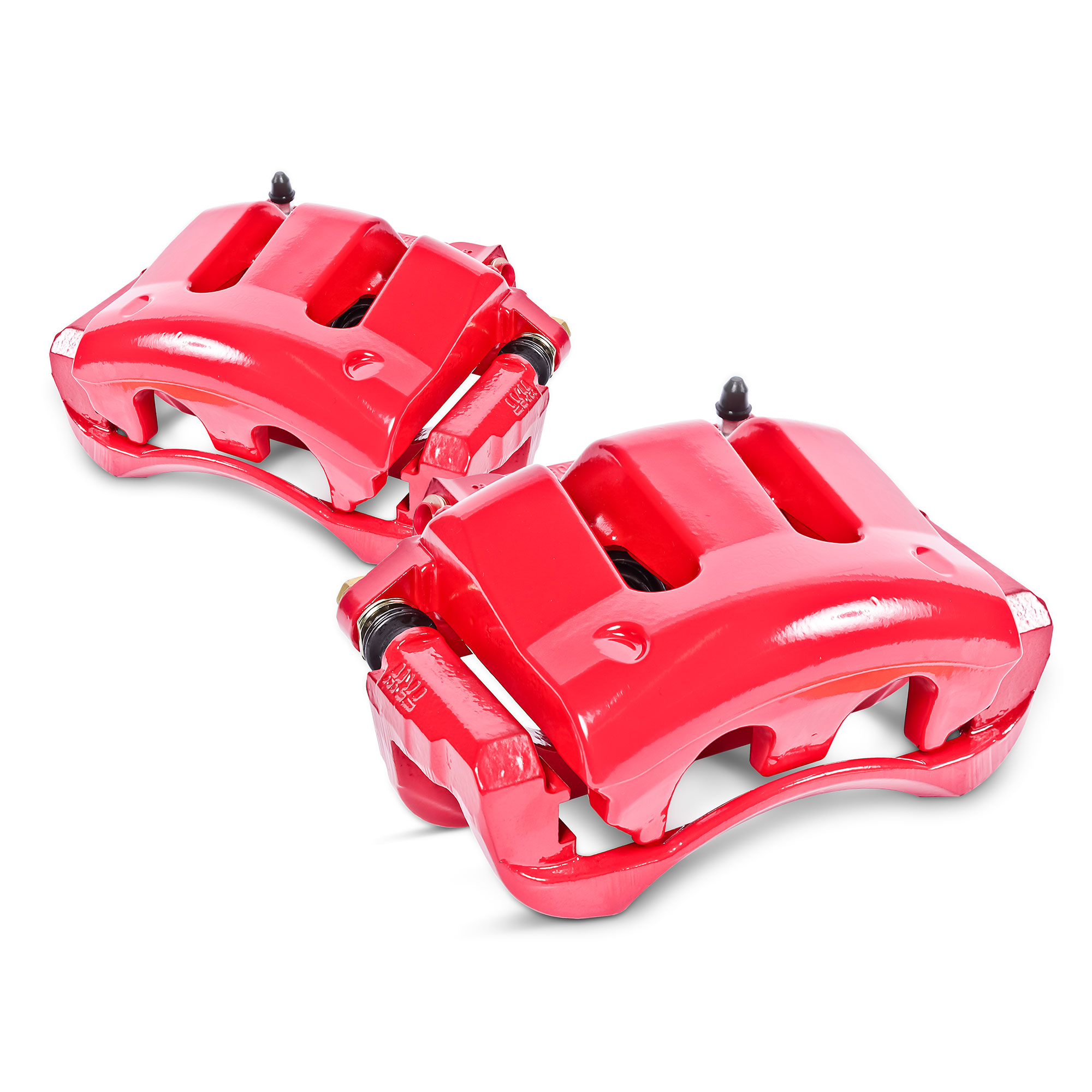 Powerstop Brake Caliper Powercoated Red & Hardware Performance Series, Front, 90-day / 3000-mile limited warranty S1974