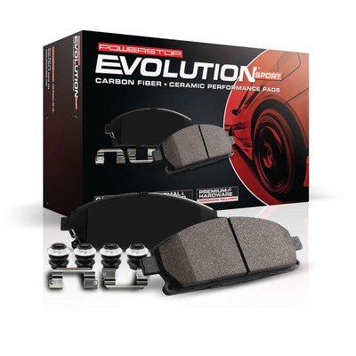 Powerstop Brake Pad Set Z23 Evolution Sport Series, Front, 90-day / 3000-mile limited warranty Z23-1308A