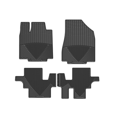 Weathertech Rubber Floor Kit Thermoplastic Black, Front & Rear, Lifetime limited warranty WTHB293150