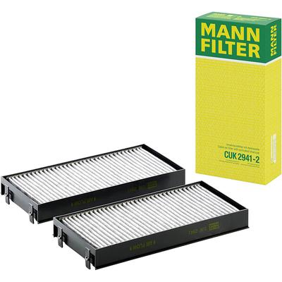 Mann-Filter Cabin Air Filter Carbon, Under Hood, 1-year limited warranty CUK 2941-2