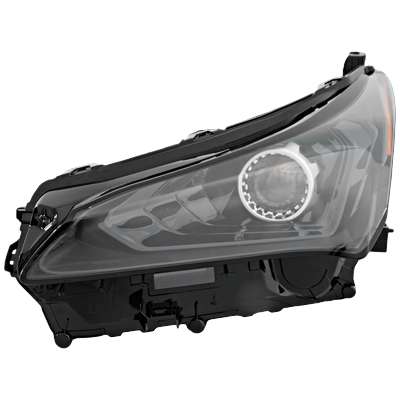 Replacement Headlight OE Replacement, Driver Side, 1-year unlimited-mileage warranty RL10010048
