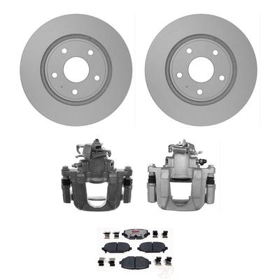 Raybestos Brake Disc & Caliper Kit Natural Loaded (Caliper, Hardware Pads) Element3 Series, Rear, limited warranty KIT-210516-95