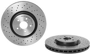 Brembo Brake Disc Xtra Series, Front, Driver or Passenger Side, 2-year limited warranty 09.7812.1X