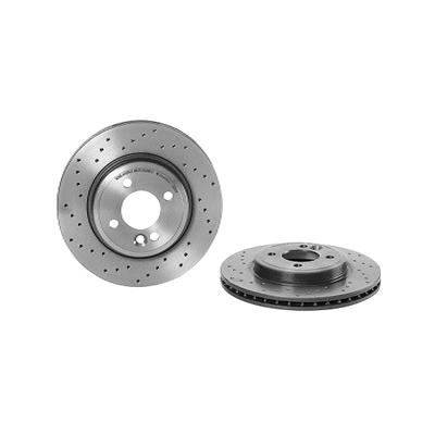 Brembo Brake Disc Xtra Series, Front, Driver or Passenger Side, 2-year limited warranty 09.8655.1X