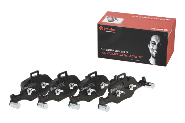 Brembo Brake Pad Set PRIME Series, Front, 2-year limited warranty P06107