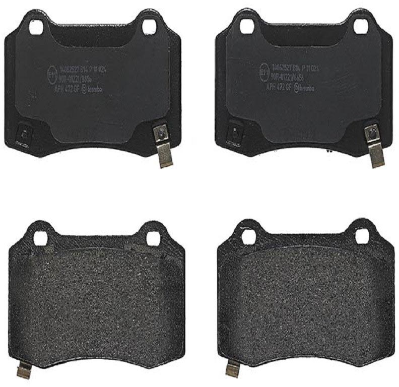 Brembo Brake Pad Set PRIME Series, Rear, 2-year limited warranty P11024