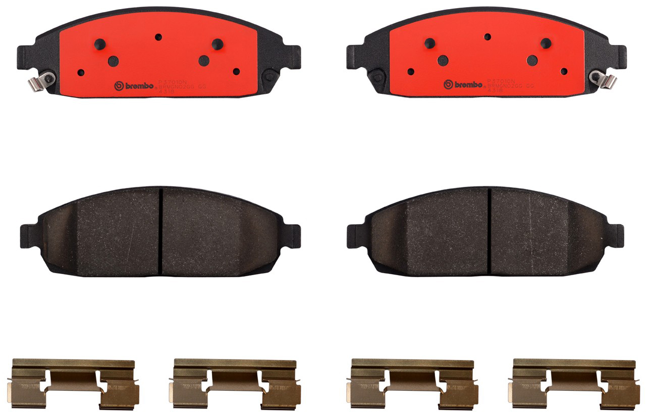 Brembo Brake Pad Set NAO Series, Front, 2-year limited warranty P37010N