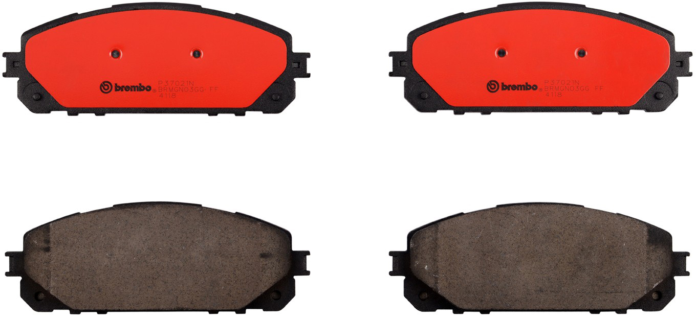 Brembo Brake Pad Set NAO Series, Front, 2-year limited warranty P37021N