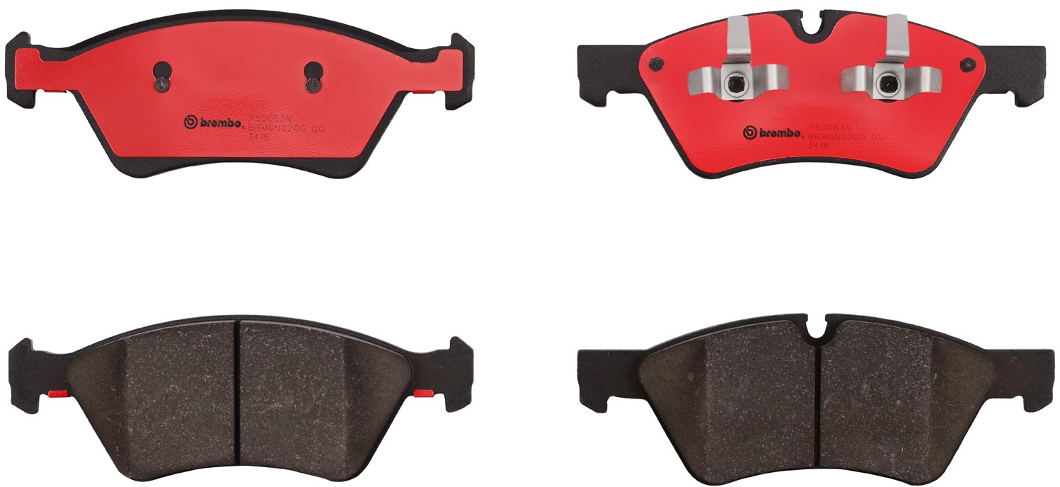 Brembo Brake Pad Set PRIME Series, Front, 2-year limited warranty P50063N