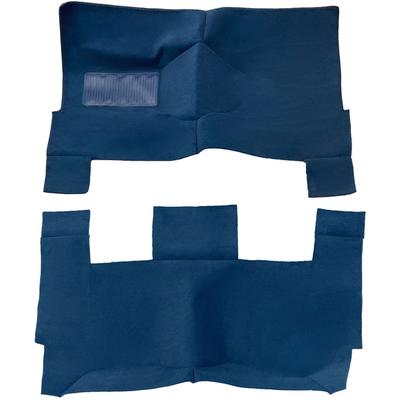 Newark Auto Products Carpet Kit Cotton, Nylon, Rayon Turquoise Loop pile, limited warranty 207-412508