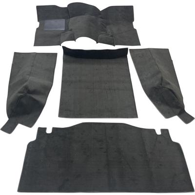Newark Auto Products Carpet Kit Polyester Black Cut pile, limited warranty F19A-401351