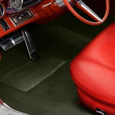 Newark Auto Products Carpet Kit Nylon Olive green Loop pile, limited warranty TJ1-401609
