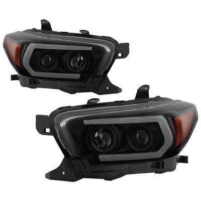Spyder Headlight Smoked Lens, Black Interior Signature Series, Driver & Passenger Side, 1-year limited warranty 5087553