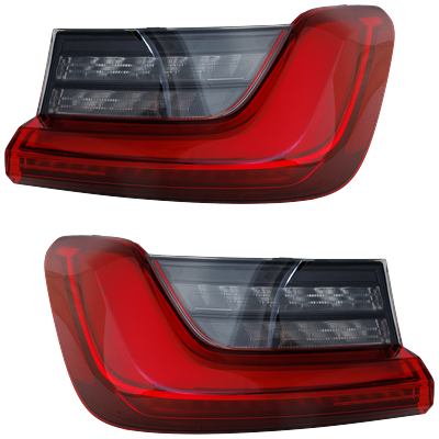 Replacement Tail Light OE Replacement, Driver & Passenger Side, Outer, 1-year unlimited-mileage warranty SET-RB73010037Q