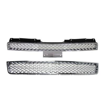 Replacement Grille Assembly Plastic Chrome Grille, 1-year unlimited-mileage warranty KIT-092322-03