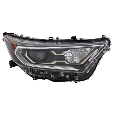 Replacement Headlight, Passenger Side, 1-year unlimited-mileage warranty RT10010241UQ
