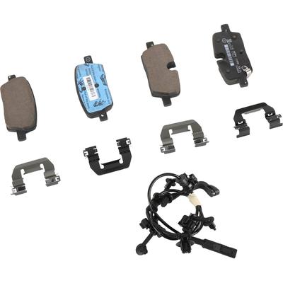 AC Delco Brake Pad Set, Rear, 24-months or unlimited mile limited warranty 85144507