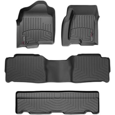 Weathertech Floor Mats Made of Rubberized Thermoplastic Polyolefins Black Molded Liner FloorLiner Series, 447041-44359-4-3