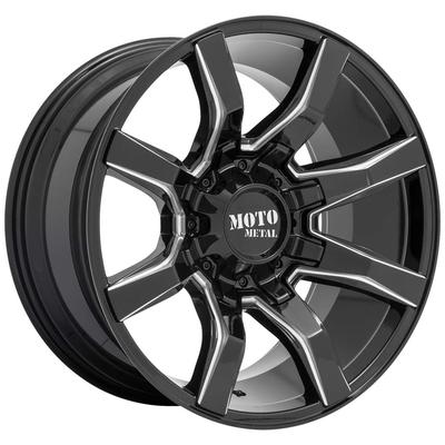 Moto Metal Wheel Aluminum Black, Lifetime Limited Warranty on Structure; 1 Year Finish MO80429080918