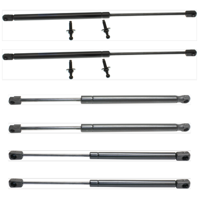 Replacement Lift Support Hood; Liftgate Glass; Liftgate, Driver & Passenger Side, 1-year unlimited-mileage warranty SET-REPJ131705