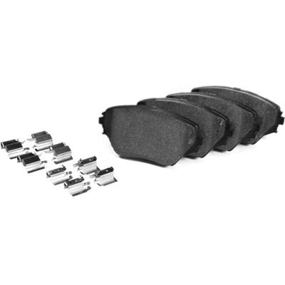 Centric Brake Pad Set Posi-Quiet Extended Wear Series, Front, 90-day or 3,000-mile limited warranty 106.0412