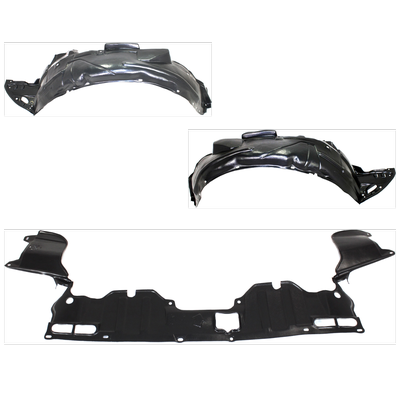 Replacement Fender Liner, Front, Driver & Passenger Side, 1-year unlimited-mileage warranty KIT-082224-C691