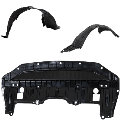 Replacement Fender Liner, Front, Drive & Passenger Side, 1-year unlimited-mileage warranty KIT-082224-C694