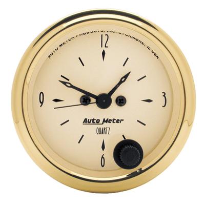 Autometer Clock, nan, 1-year limited warranty 1586