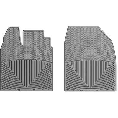 Weathertech Floor Mats Made of Rubberized Thermoplastic Elastomer Gray Flat Mat All-weather Series, Front Row, W186GR
