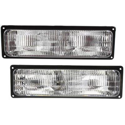 Replacement Turn Signal Light OE Replacement, Front, Driver & Passenger Side, 1-year unlimited-mileage warranty SET-12-1539-01