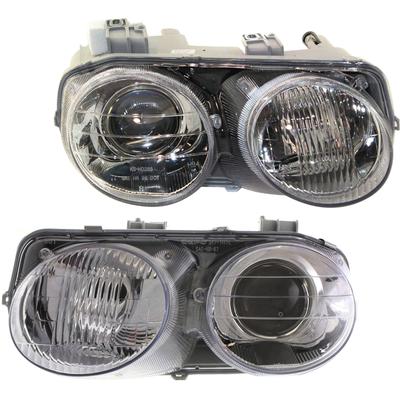 Replacement Headlight OE Replacement, Driver & Passenger Side, 1-year unlimited-mileage warranty SET-20-5645-01