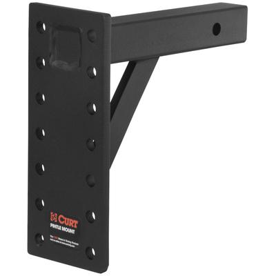 Curt Pintle Hook Mount Powdercoated Black Adjustable Series, nan, Lifetime limited warranty with 1-year on finish 48341