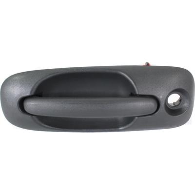 Replacement Exterior Door Handle Textured Black, Front, Driver Side, 1-year unlimited-mileage warranty REPD462172