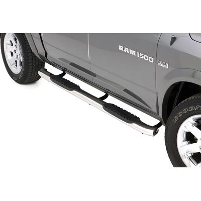 Lund Nerf Bars Stainless Steel Polished 5 in. Oval Curved Series, Lifetime limited warranty 23791007