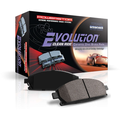 Powerstop Brake Pad Set Z16 Evolution Ceramic, Front, 90-day / 3000-mile limited warranty 16-1640